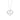 collana cuore diamanti gioielli Bliss oro bianco 18kt 20106586