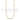 Collana laccio donna oro giallo 80cm