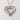 Collana cuore diamanti oro bianco 18kt