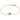 Bracciale donna bliss joy candy oro giallo 9kt con citrino giallo