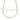 Collana catena 3+1 oro giallo