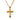 Collana croce diamanti oro giallo