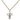 Collana crocifisso oro bicolore
