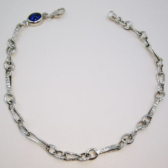 bracciale uomo oro bianco