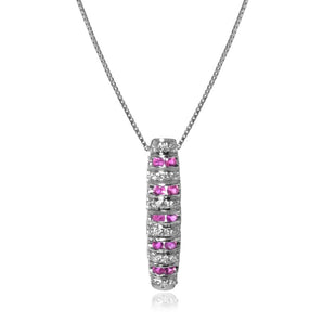 collana rubini diamanti