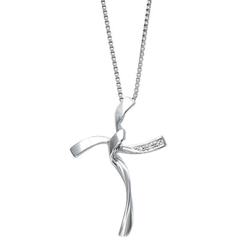 collana croce diamanti