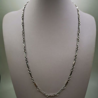 collana uomo oro bianco