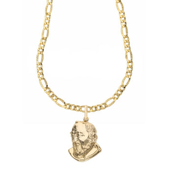 collana padre pio oro giallo