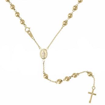 collana rosario oro giallo