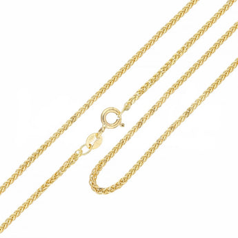collana spiga oro giallo