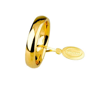fede nuziale oro giallo