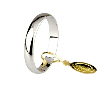 fede nuziale oro bianco