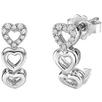 orecchini cuori diamanti