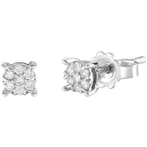 orecchini pavè diamanti donna
