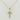 Collana con croce oro giallo