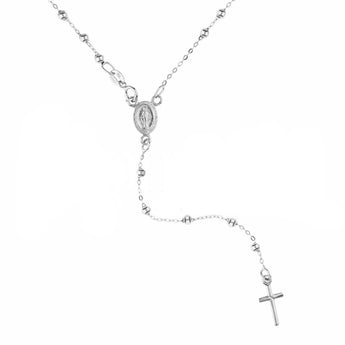 Collana rosario oro bianco - Gioielleria Angela