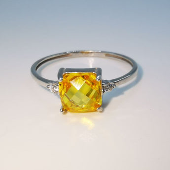 anello oro quarzo