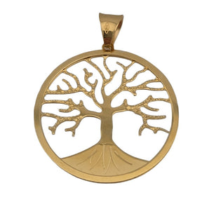 Ciondolo albero della vita oro giallo