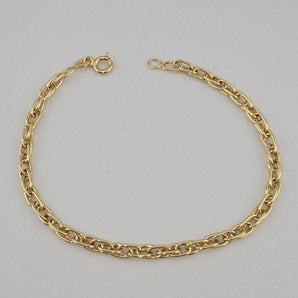 Bracciale catenina oro giallo