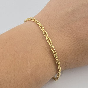 Bracciale catenina oro giallo