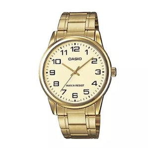 Casio orologio acciaio dorato uomo mtp-v001g