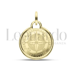 Ciondolo rosa dei venti oro