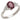 Anello con rubino e diamanti