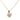 Collana cuore oro giallo