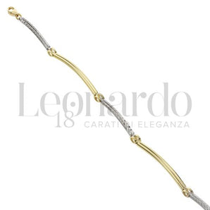Bracciale semirigido uomo oro giallo