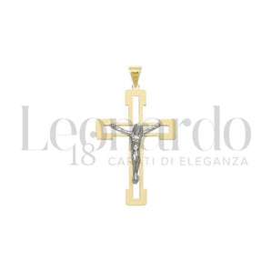 Ciondolo crocifisso oro giallo