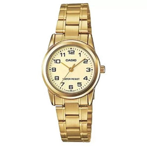 Casio orologio acciaio donna ltp-v001g-9budf