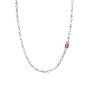 Bliss sailing collana argento uomo