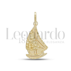 Pendentif voilier or jaune