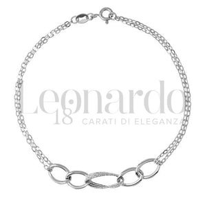 Bracciale eleganza oro bianco