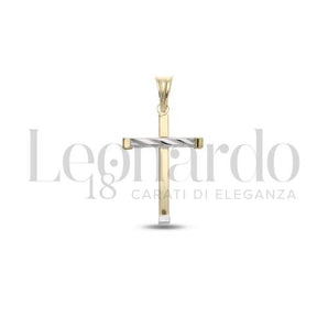 Ciondolo croce oro giallo