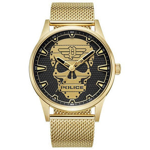 Police Herrenuhr Edelstahl vergoldet PEWJG2227903