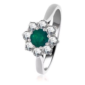 Bague femme large zircons or blanc