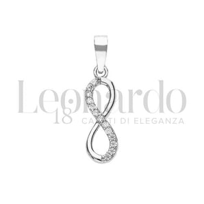 Ciondolo infinito oro bianco