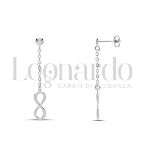 Orecchini eleganza oro bianco
