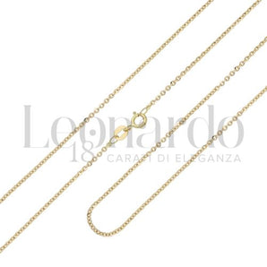 Collana rolo' diamantata oro giallo