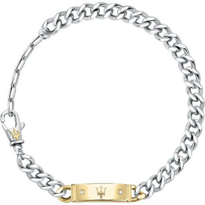 bracciale uomo Argento 925 gioiello Maserati : JM221ATY07