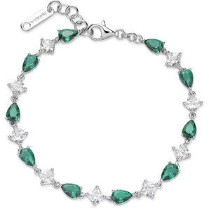 Brosway bracelet fantaisie avec oxydes de zirconium argent 925