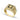 Anello medusa versace zircone oro giallo