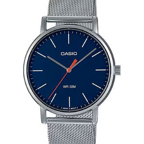 orologio casio acciaio uomo mtp-e171m-2e