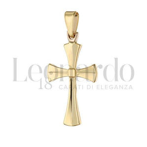 Ciondolo croce oro giallo 9kt