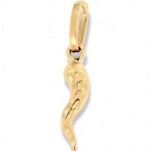 ciondolo corno napoletano oro giallo 9kt