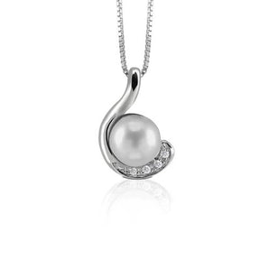 Collana perla akoya diamanti