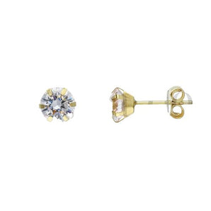 Boucles d'oreilles puce en or jaune