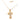Collana con croce oro giallo