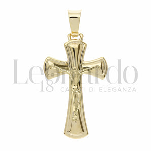 Ciondolo crocifisso oro giallo